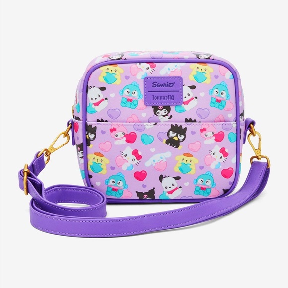 Loungefly Handbags - Sanrio Loungefly hello kitty & friends heart kawaii eyes crossbody bag